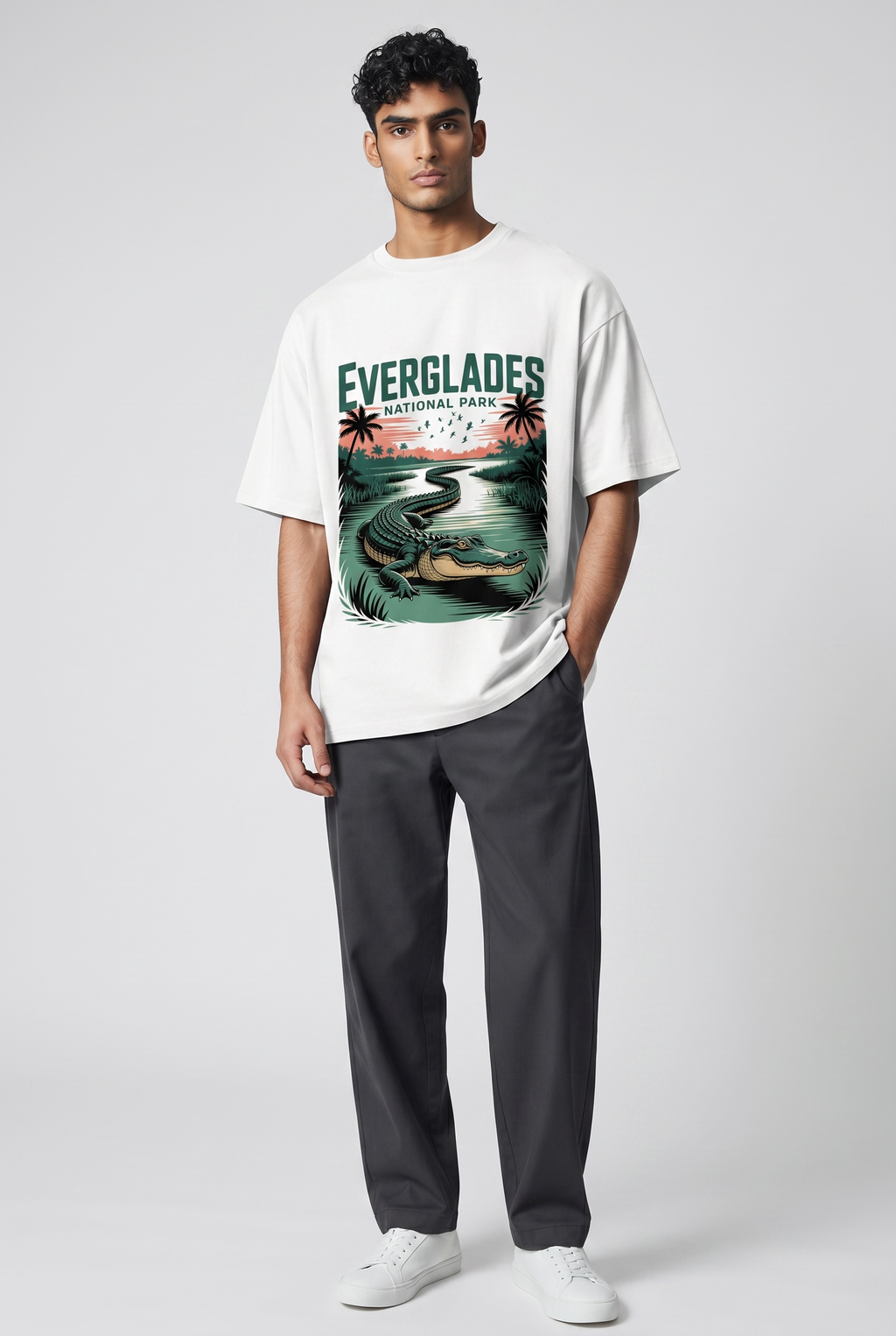 Everglades National Park Heavyweight Drop-Shoulder Tee
