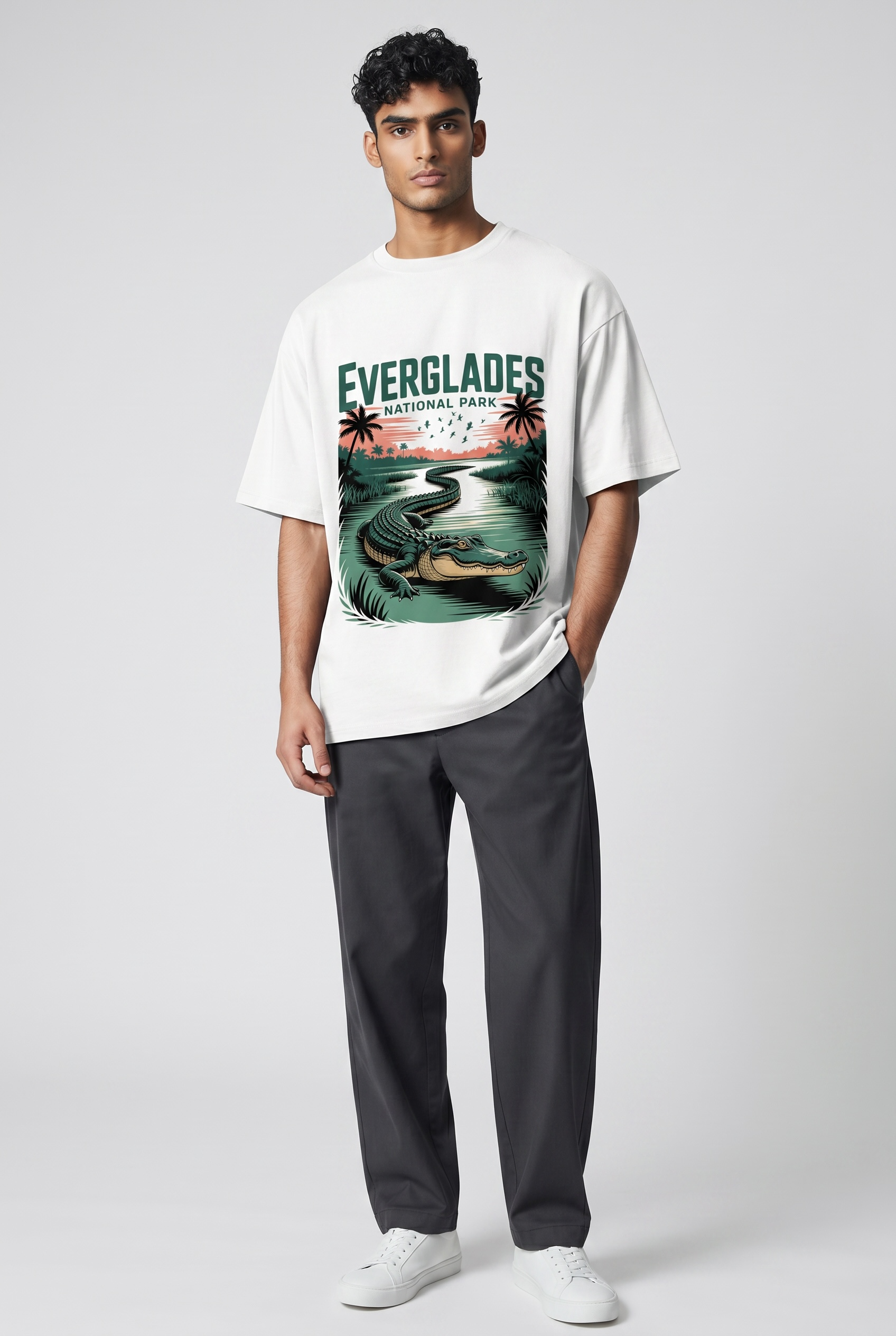 Everglades National Park Heavyweight Drop-Shoulder Tee