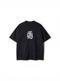 Japanese Katana & Flames T-Shirt – Unisex Drop Shoulder Black