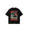 The Cosmic Wave Premium Heavyweight Tee | Oversized Drop-Shoulder Ukiyo-e Graphic