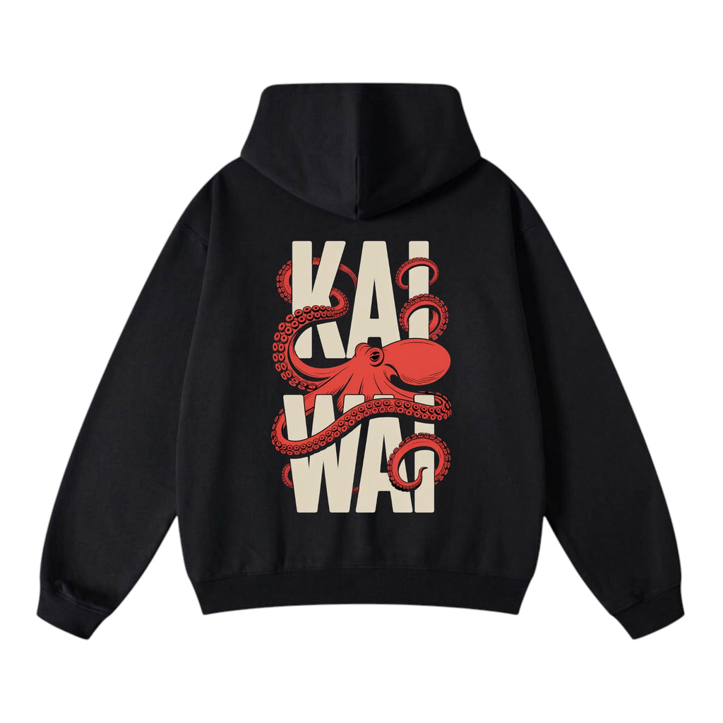 Kaiwai Kraken Graphic Relaxed Fit Heavyweight Hoodie — Unisex