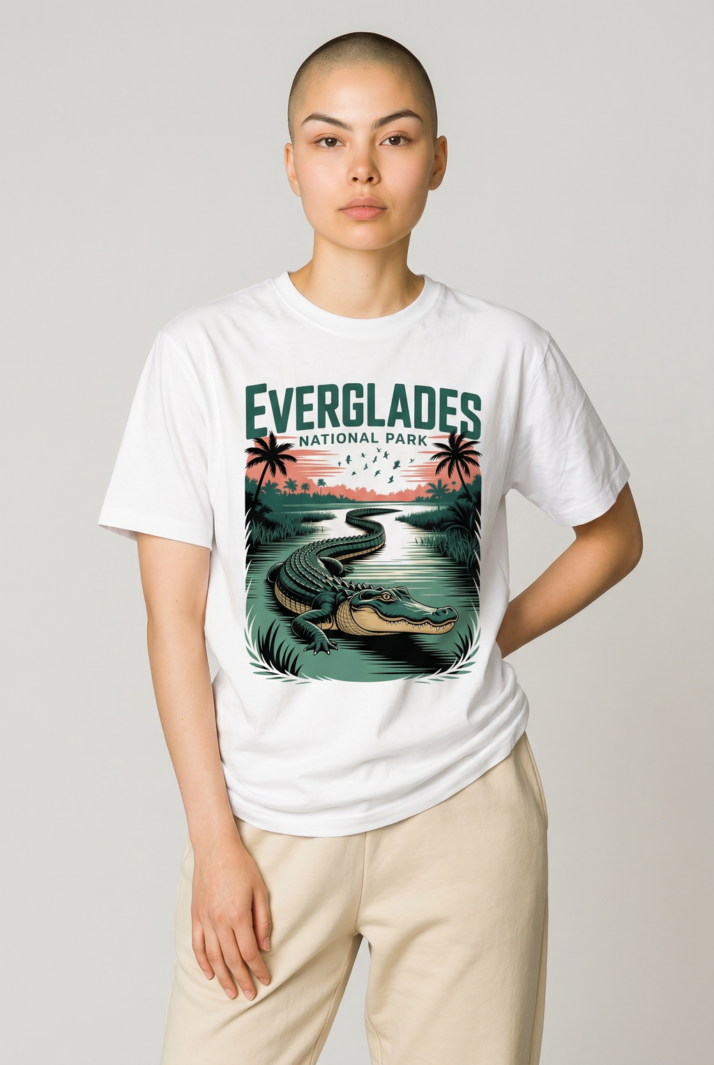 Everglades National Park Heavyweight Drop-Shoulder Tee