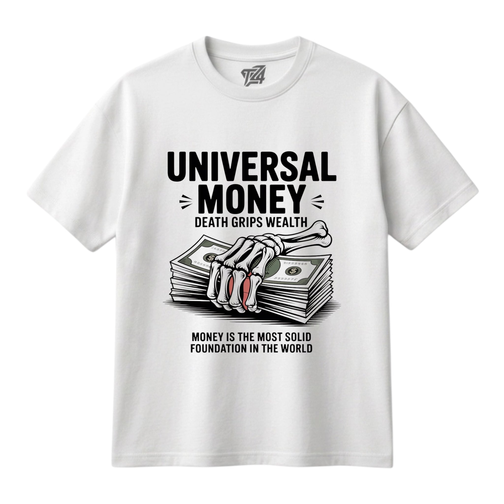 "Death Grips Wealth" Oversized Heavyweight Graphic T-Shirt — Unisex