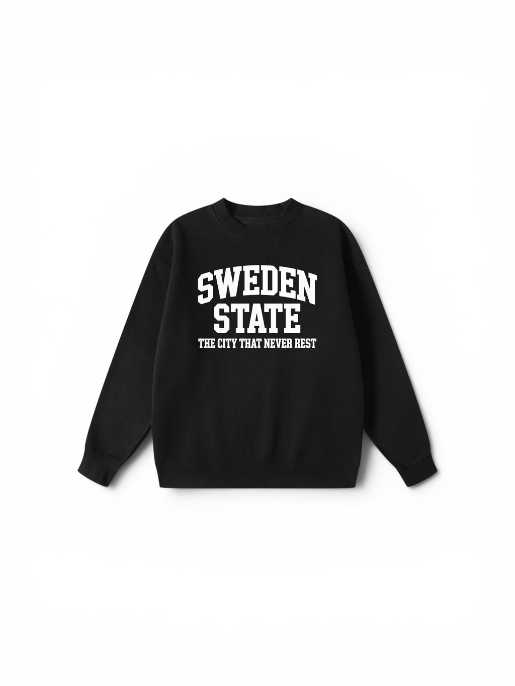 Sweden State Varsity Letter Sweatshirt - Premium 350 GSM Heavyweight Collegiate Jumper