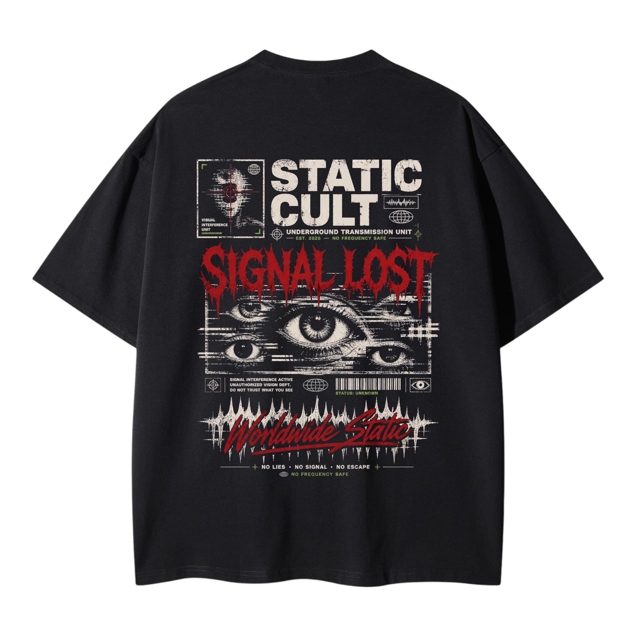 Static Cult ‘Signal Lost’ Heavyweight Tee
