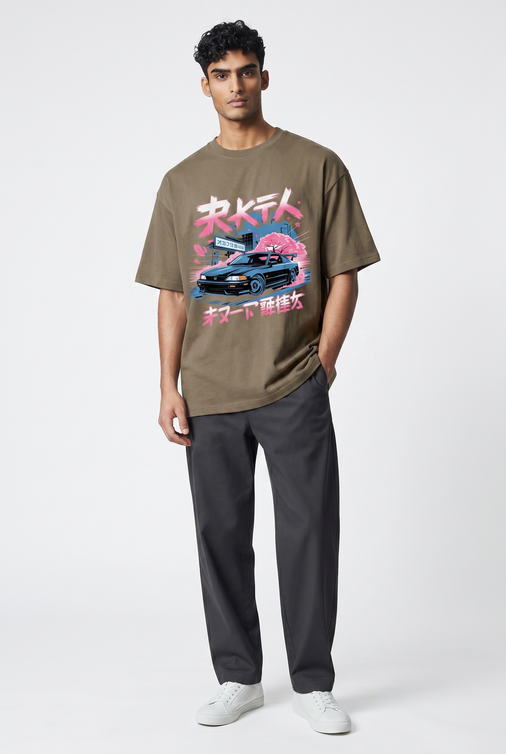 Tokyo Drift Heavyweight Drop Shoulder T-Shirt