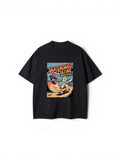 "SKATE LEGEND" Red Distorted Graphic Tee – Heavyweight Urban Fit