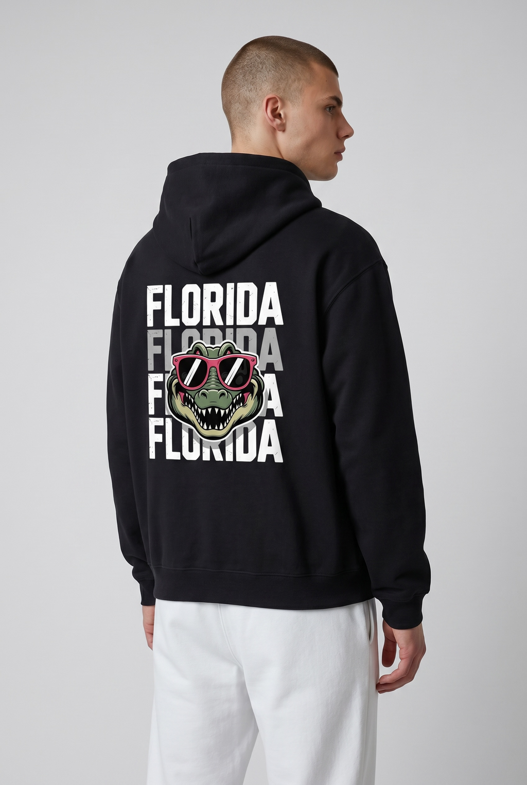 100% Cotton Heavyweight Oversized Hoodie – Florida Edition