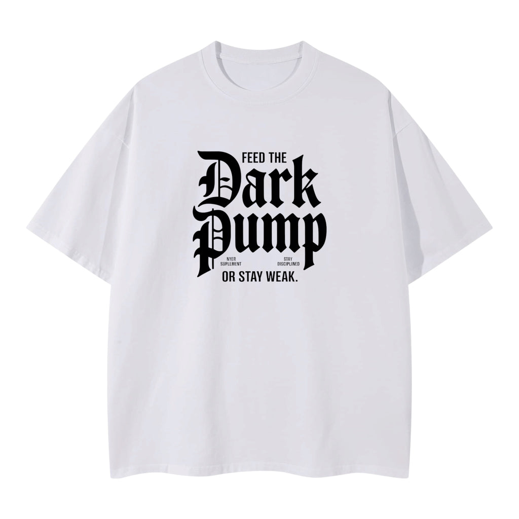 Relaxed Fit "Feed The Dark Pump" Graphic T-Shirt – Premium Cotton Feel